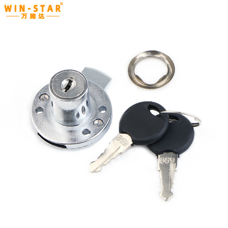 DL109-16-19 Cabinet lock (5) Smooth 180-degree rotation operation providing satisfying mechanical click