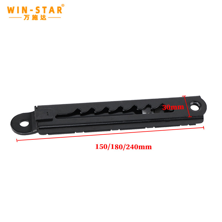 ZD-I009-A (13) Black angle adjustable hinge mechanism for folding chairs