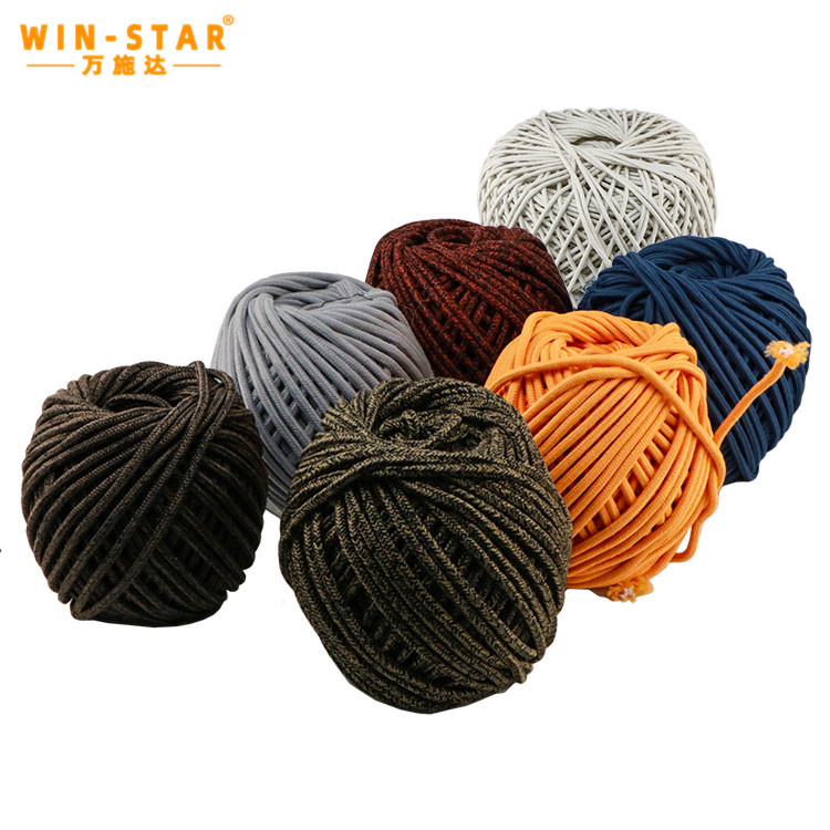 Heat-resistant cotton piping cord Heat-resistant cotton piping cord retaining shape after ironing