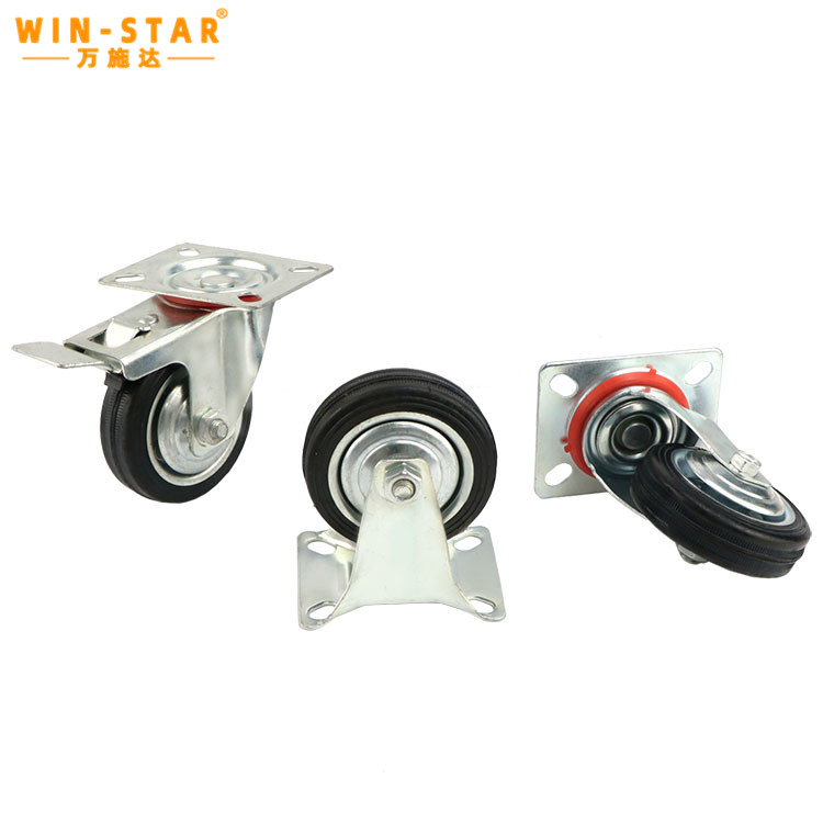 Brake-free caster wheel Brake-free caster wheel designed for continuous logistics distribution
