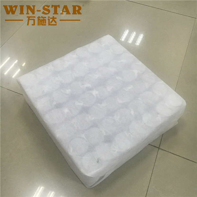 Independent pocketed design spring packages for seating comfort Independent pocketed design spring packages for seating comfort