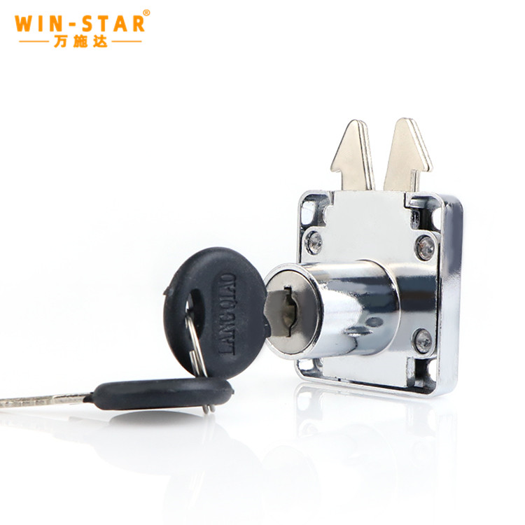 ZD-DL202 Drawer lock (4) Premium Home Cabinet Drawer Lock with Keys - Solid Steel Construction
