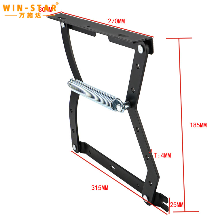 Standardized Hole Positions on Furniture Sofa Mechanism for Easy Installation