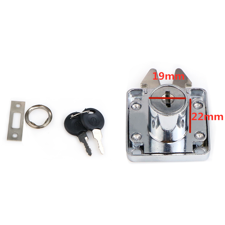 ZD-DL202 19mm 19mm High-Security Drawer Lock Cylinder Detail