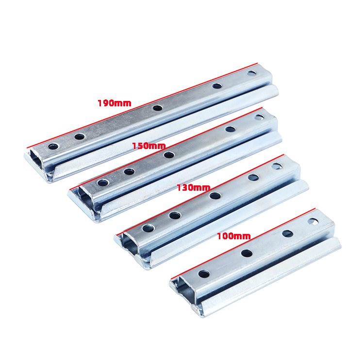 Connections for Furniture Joints Sofa Armrest Connectors (2) Heavy duty steel sofa armrest connector showing precise stamping and mounting holes