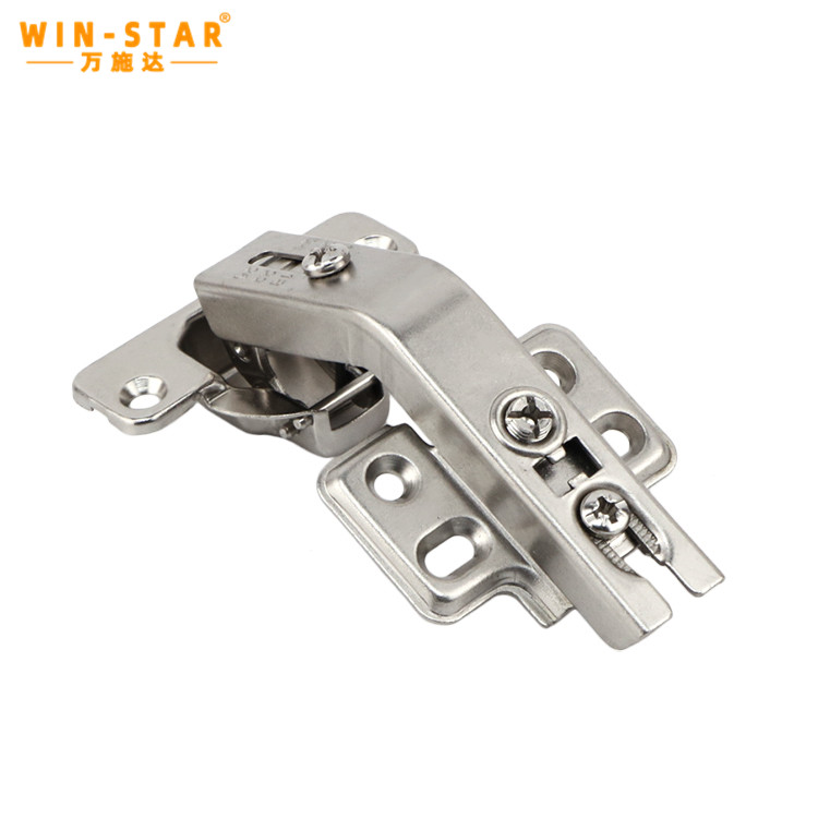Multi-Dimensional Adjustment Screws Adjustable design features of the slide-on special angled hinge for precise door alignment