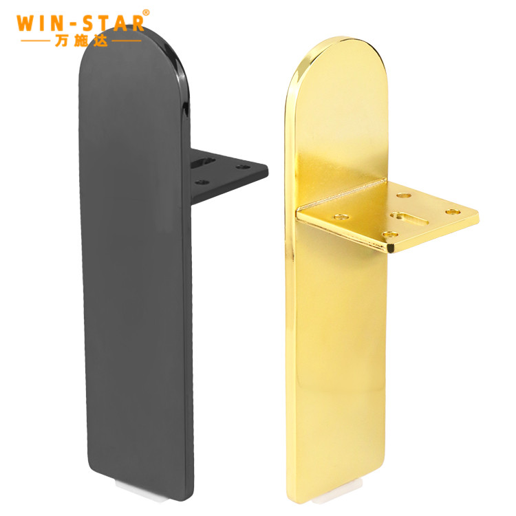 Model ZD-N395-A modern metal sofa leg in premium finish Model ZD-N395-A modern metal sofa leg in premium finish