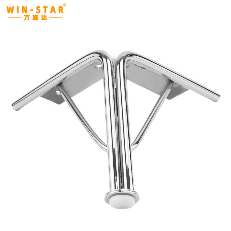 Iron furniture legs displaying 2.5mm thickness and solid construction