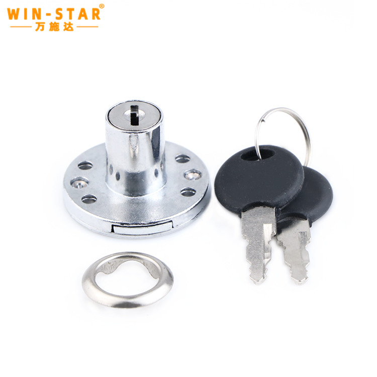 DL109-16-19 Cabinet lock (10) Premium surface treatment options including polished chrome and brushed nickel