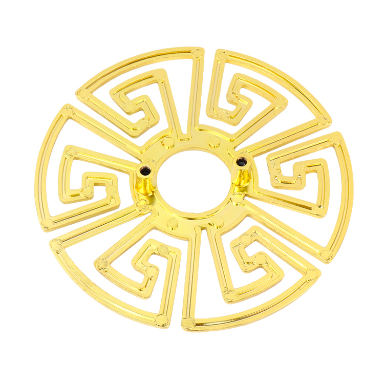 Ornamental Buttons for Sofas Side profile showing the attachment structure of the upholstery decorative button