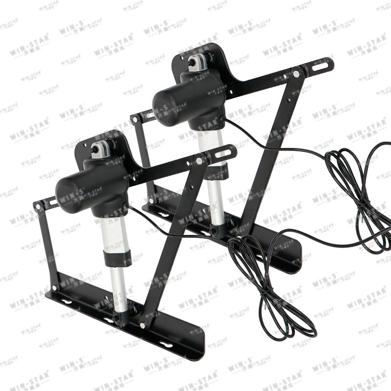 Precision pneumatic gas spring components for folding Murphy bed mechanism