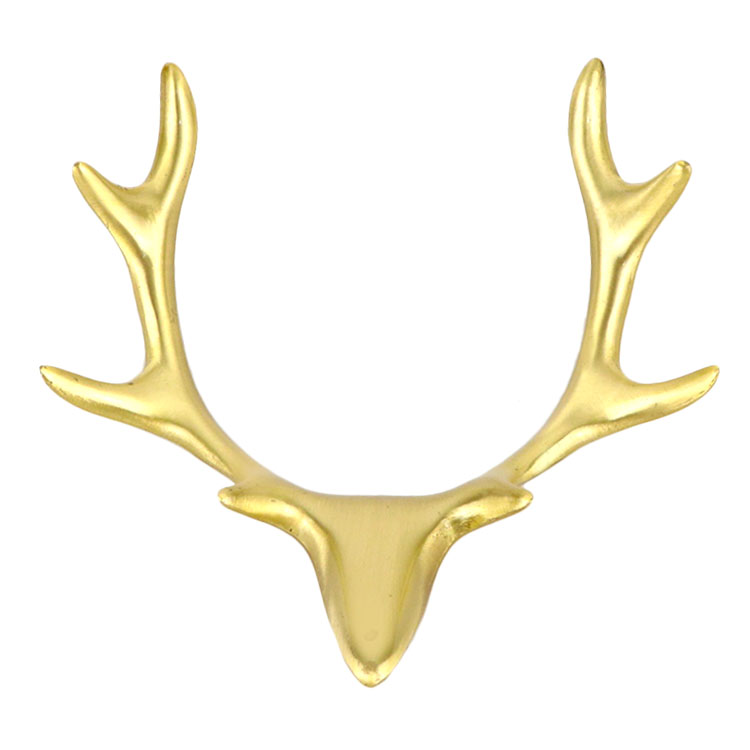 Elevate Your Furniture with Captivating Antler - Inspired Metal Decorative Buttons