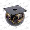  Furniture Accessories Furniture Legs Ball Shape Steel Couch Leg Furniture Base Round Gourd Golden Sofa Leg