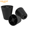Lupum nigrum color plastic supellectilem crus in scrinium stibadium crus cum stupra H100mm