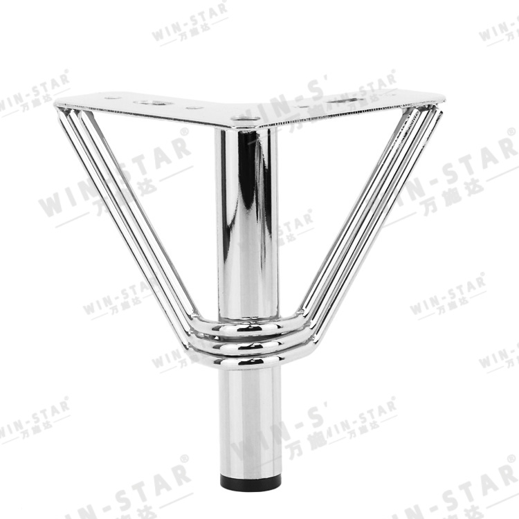 Moderne design metal sofa ben trekant møbler hardware kabinet ben sofa fødder 