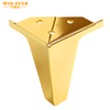 100MM Strong Furniture Table Golden Iron Legs Triangle Sofa Hardware Desk Legs 