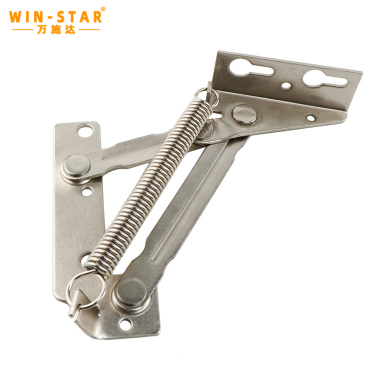 WINSTAR Low Price Iron Sofa Hinges White Zinc Furniture Hinge Folding Bed Hinges