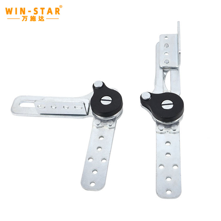 WINSTAR Customized Manufacturer Click Clack Sofa Headrest Hinge Mechanism Adjustable Ratchet Hinge For Sofa