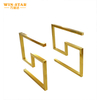 Luxury Gold Metal S Shape Sofa Chair Frame Furniture Accessory Frame