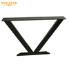 Metal Triangle Frame Bar Table Feet Support Corner Computer Desk Table Legs