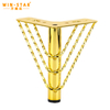 Modern Style Furniture Accessories Iron Legs Middle Eastern Design Sofa Legs with Golden