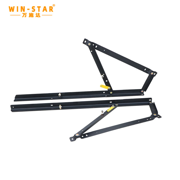 ZD-I014-C WINSTAR Hydraulic Gas Spring Bed Hinge Mechanism Folding Hinge Frame for Bed