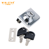 407 409 Cabinet Replacement Drawer Lock Glass Lock with spring bolt 2 keys