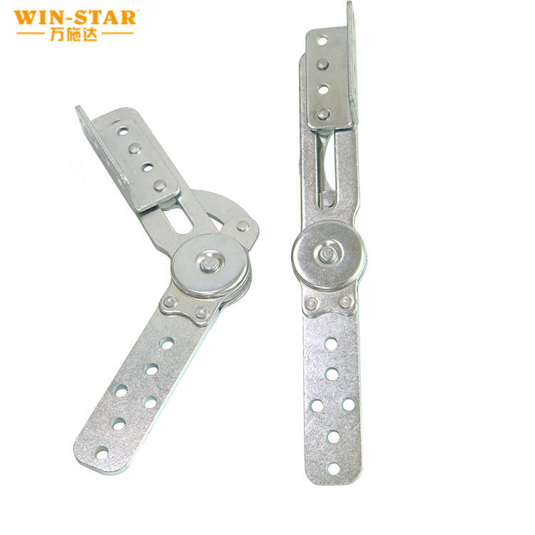 New Furniture Hardware Sofa Headrest Hinges Metal Adjuster Concealed Folding Sofa Armrest Hinge for Backrests Lounge Chairs Bed