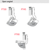 3D Button Spring Hidden Kitchen Cabinet metal 35mm cup Hinge