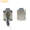 Nickel Plated Iron Material 139-22 Drawer Locks with Two Plastic Keys