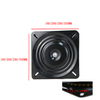 Black Square Furniture Turntable Chair Swivel Plate