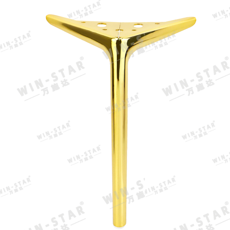 Simple Style Furniture Foot Metal Black 450mm Sofa Chair Legs for Table