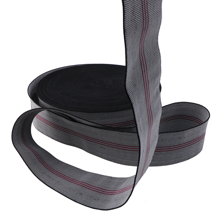 High Tension Polyethylene with Malaysia Rubber 50mm Sofa Elastic Webbing
