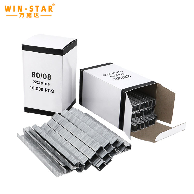21 Gauge 8008 Fine Wire Industry Staples 1/2 Inch Crown 80 Series Staple Pin