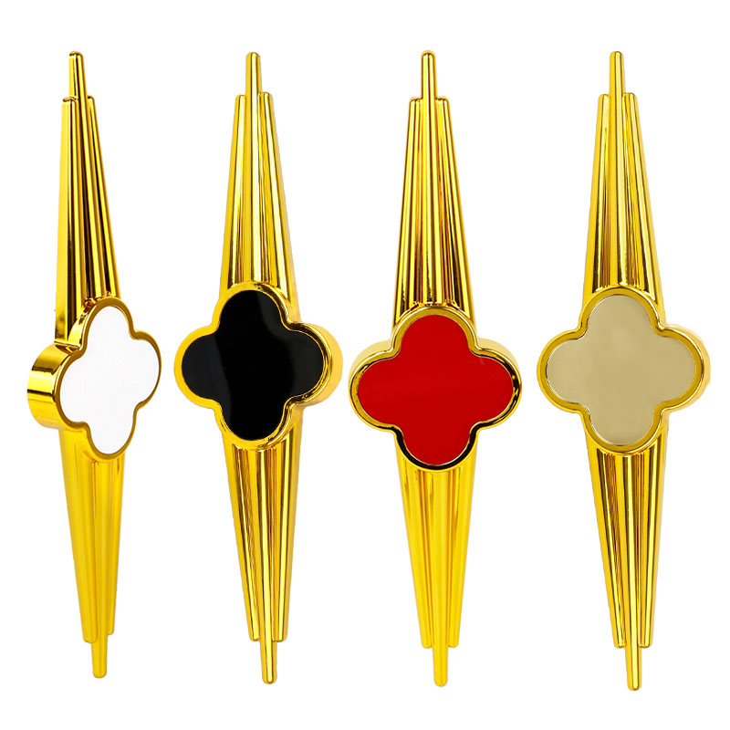 Muovinen luksussohva kultainen koristepainike sohvan koristepainike 300 * 80 mm