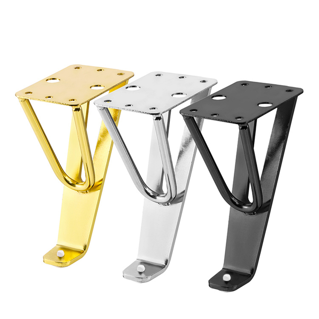 Decorative Furniture Cabinet Legs Metal Modern Gold Sofa Legs New Design Iron Legs Series 
