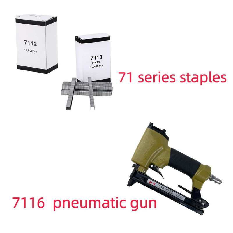 Long Service Life Pneumatic Nail Gun 71 Series Stapler