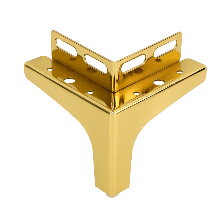 Gambe per divano in ferro a forma di Y | Supporto durevole per mobili per partner globali all'ingrosso