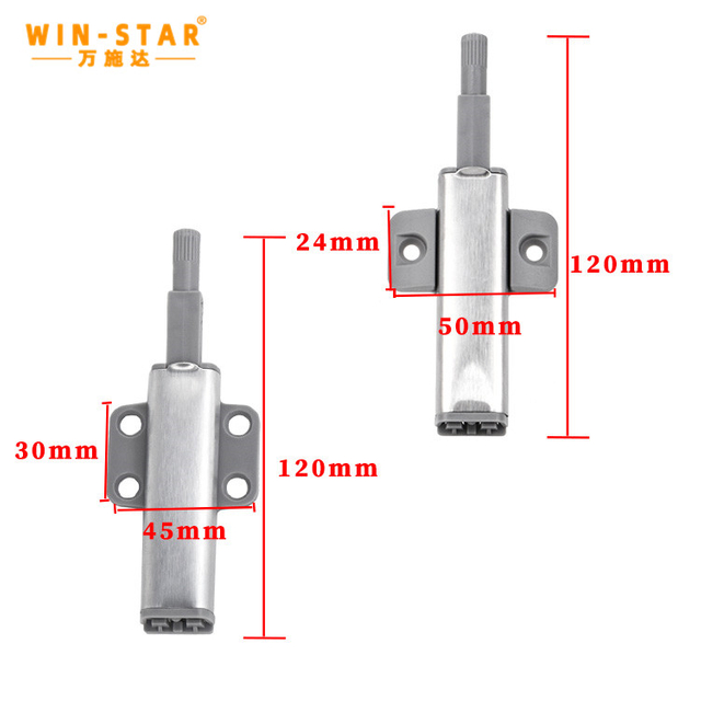 120MM China Supplier Cabinet Door Bouncer Kitchen Bedroom Drawer Touch Press Bouncer