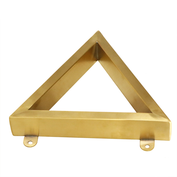 ZD-N140-C Triangle Furniture Accessory Stainless Steel Golden Bed Parts