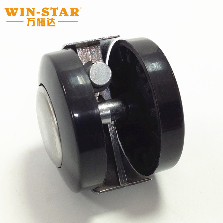 Black 1.5 "caster industrial universal wheel