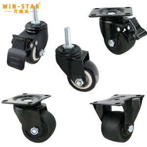 2 inch caster plastic pvc material wear-resistant wheels
