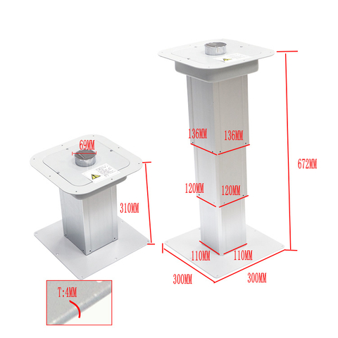 ВИНСТАР Велепродаја Оквири прибора за намештај са механизмом за подизање стола за кафу
