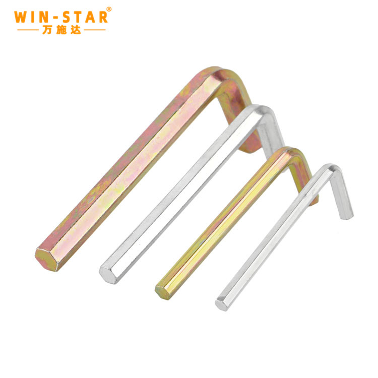 China Factory Custom L Type Allen Hex Key Wrench iron Plain Allen Wrenches