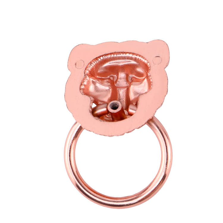 Lion Head Decorative Buttons Furniture Decoration Buckle Cabinet Door Handle lion Head Buttons