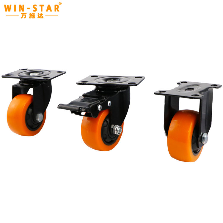 4inch Single Caster Wheels With Central Lock Heavy Duty Capacity wheels