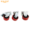 4''5''6''8'' Heavy Duty Caster Wheel Solid Rubber Caster Industrial Hand Truck Castors 
