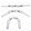 ZD-H016 Customized Manufacturer Adjustable Ratchet Hinge for Sofa Click Clack Sofa Headrest Hinge Mechanism