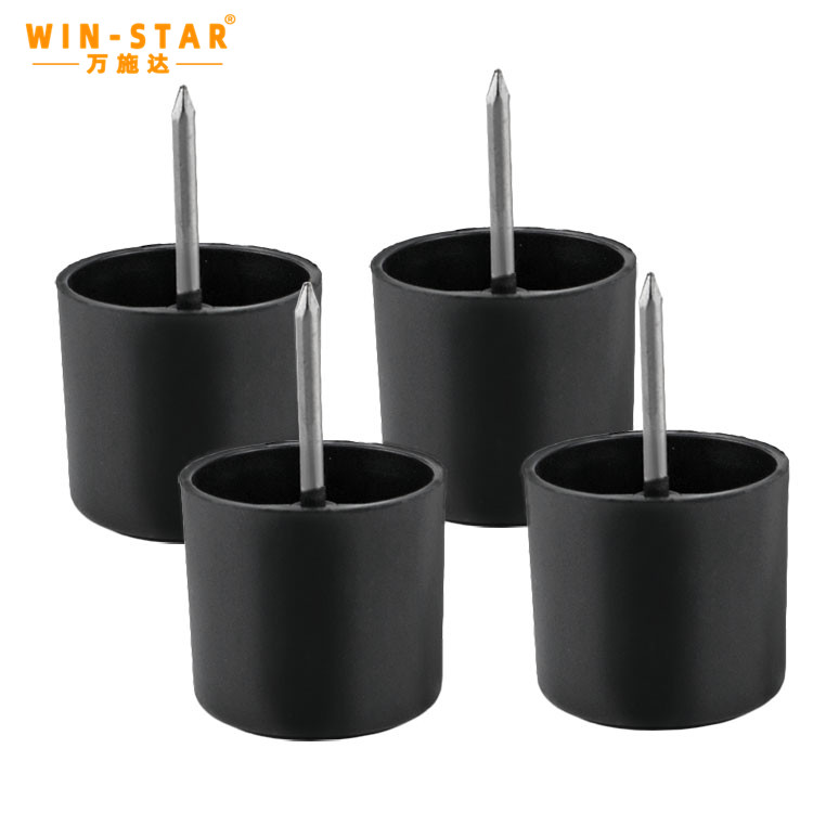 Hot-selling Plastic Furniture Accessories Sofa Legs Furniture Cabinet Bed Base Legs Fitting 