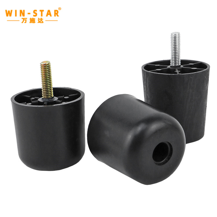 Universal Plastic Furniture Feet: Perfect Fit for Sofas, Chairs & More